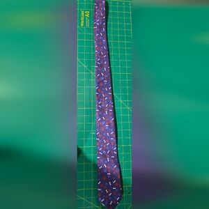 Blue Patterned Patroitc Paws Men's Tie